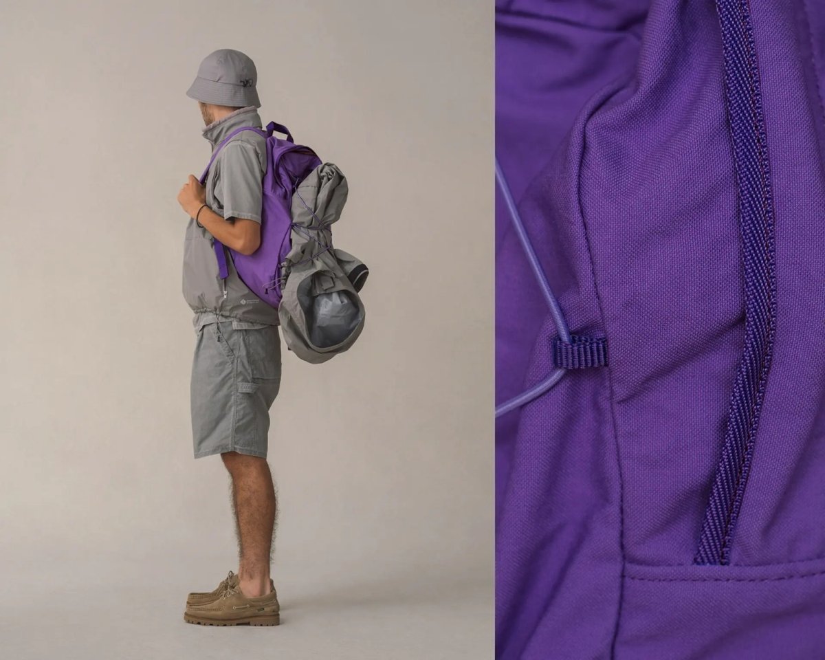 画像3: nonnative  WORKER SHORTS NYLON OXFORD PIGMENT DYE (3)