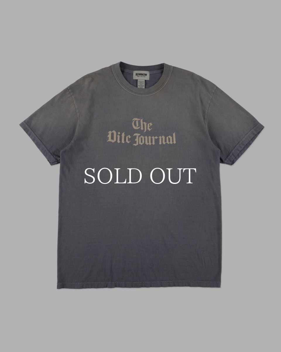 画像1: BOW WOW  THE DITC JOURNAL TEE AGED (1)