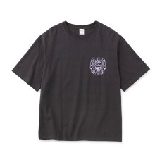 画像5: CALEE  VINTAGE TYPE FLAME LOGO PINSTRIPING S/ S TEE ＜NATURALLY PAINT DESIGN＞ (5)