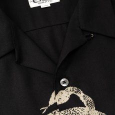 画像5: CALEE  SNAKE PATTERN PANEL S/S SH (5)