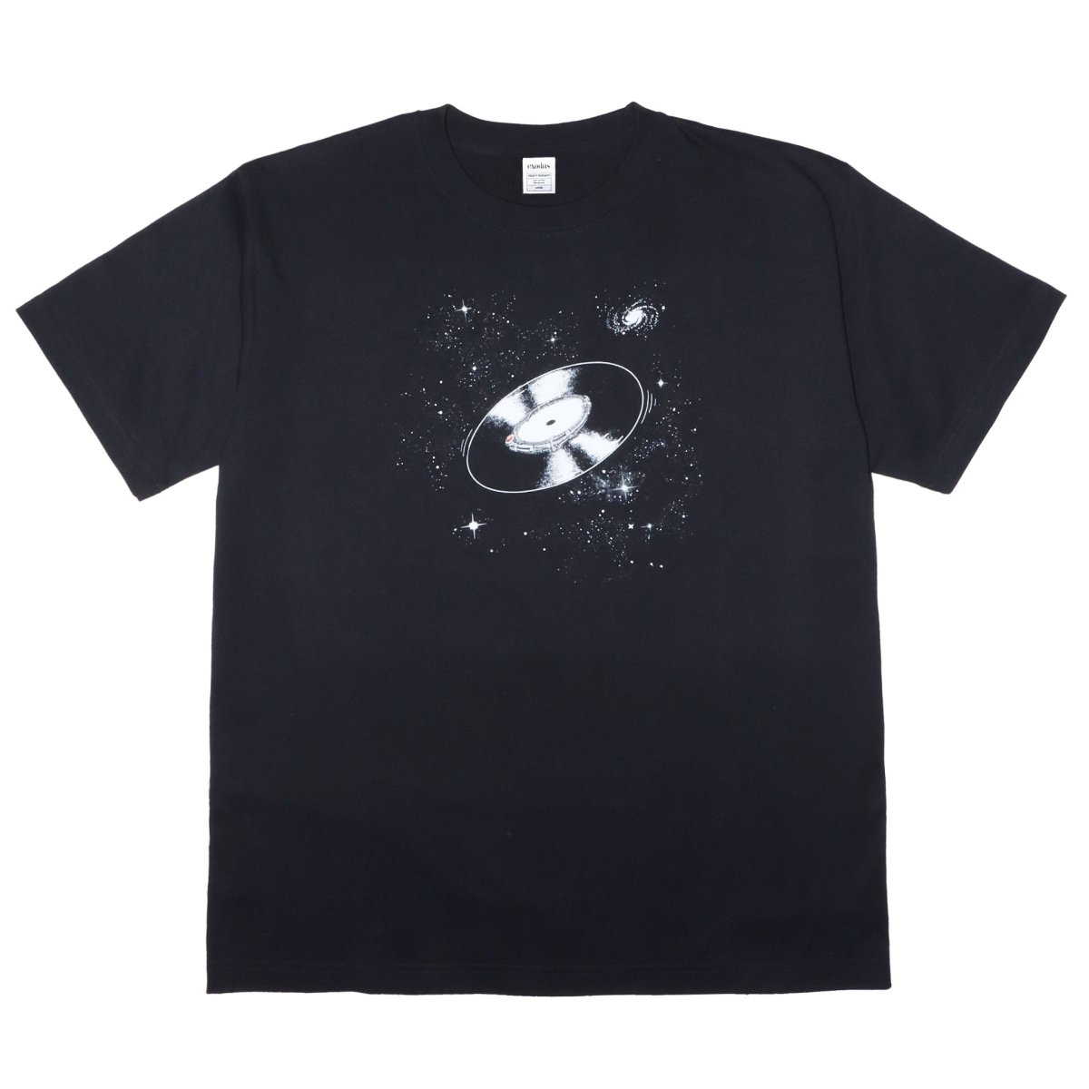 画像1: exodus brand  SPACE VINYL RECORD T SHIRT (1)