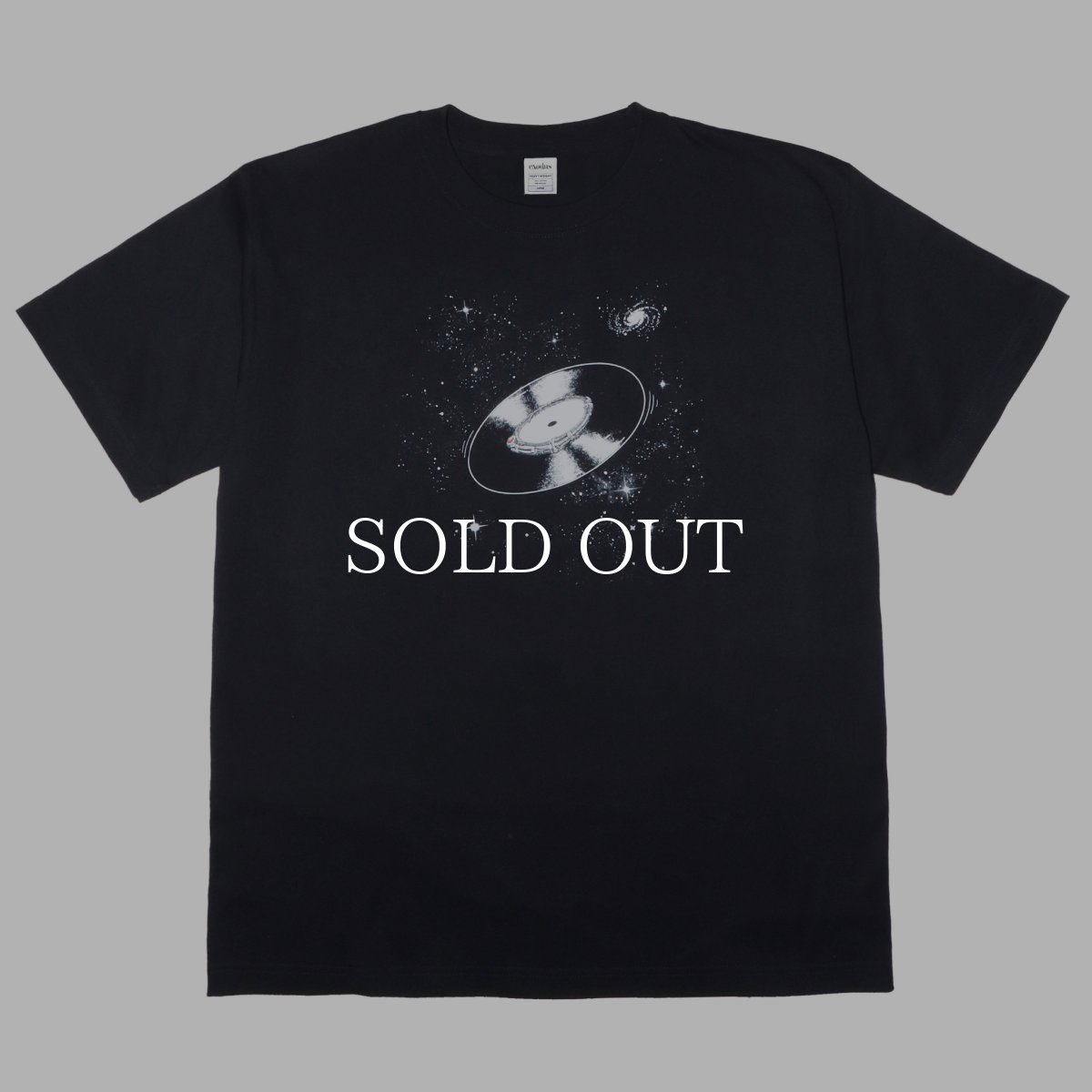 画像1: exodus brand  SPACE VINYL RECORD T SHIRT (1)