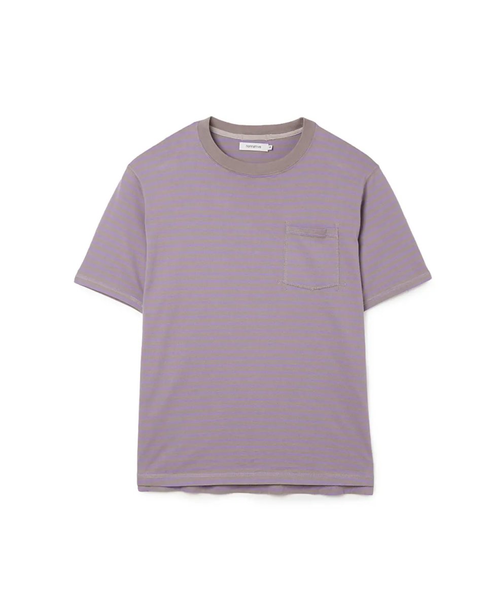 画像2: nonnative  DWELLER S/S TEE COTTON JERSEY BORDER (2)