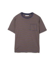 画像1: nonnative  DWELLER S/S TEE COTTON JERSEY BORDER (1)