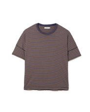 画像1: nonnative  CLERK S/S TEE COTTON JERSEY BORDER (1)