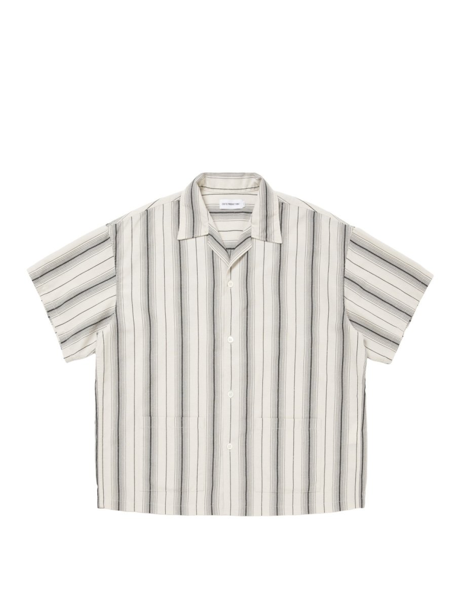 画像1: COOTIE PRODUCTIONS   Dobby Chain Stripe S/S Cavana Shirt (1)