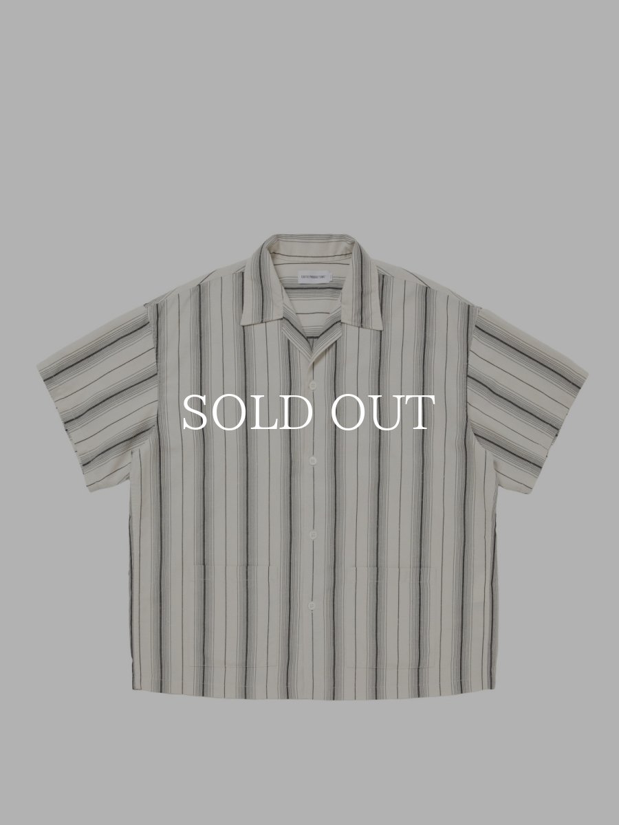 画像1: COOTIE PRODUCTIONS   Dobby Chain Stripe S/S Cavana Shirt (1)