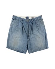 画像1: BOW WOW  US ARMY DENIM SHORTS AGED (1)