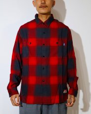 画像3: CHALLENGER  L/S SHADOW CHECK SHIRT (3)