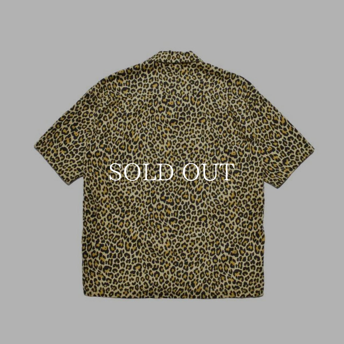 画像2: MINEDENIM  Leopard Print Flannel S.S Open Collar SH (2)
