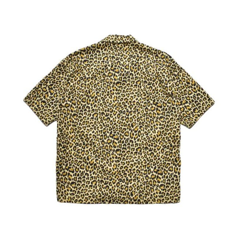 MINEDENIM Leopard Print Flannel S.S Open Collar SH 2604-5003 公式通販