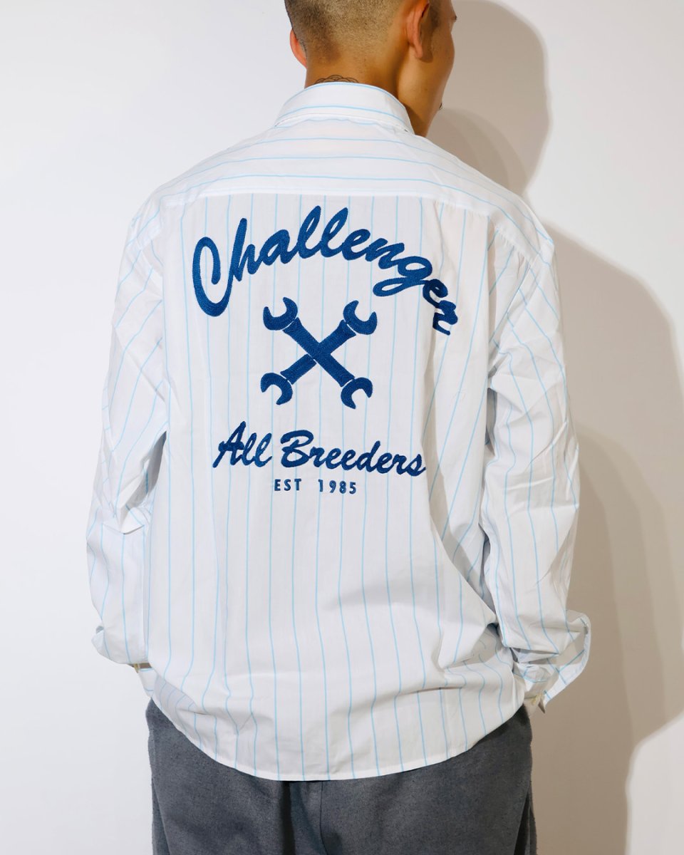 画像5: CHALLENGER  L/S STRIPE MECHANIC SHIRT (5)