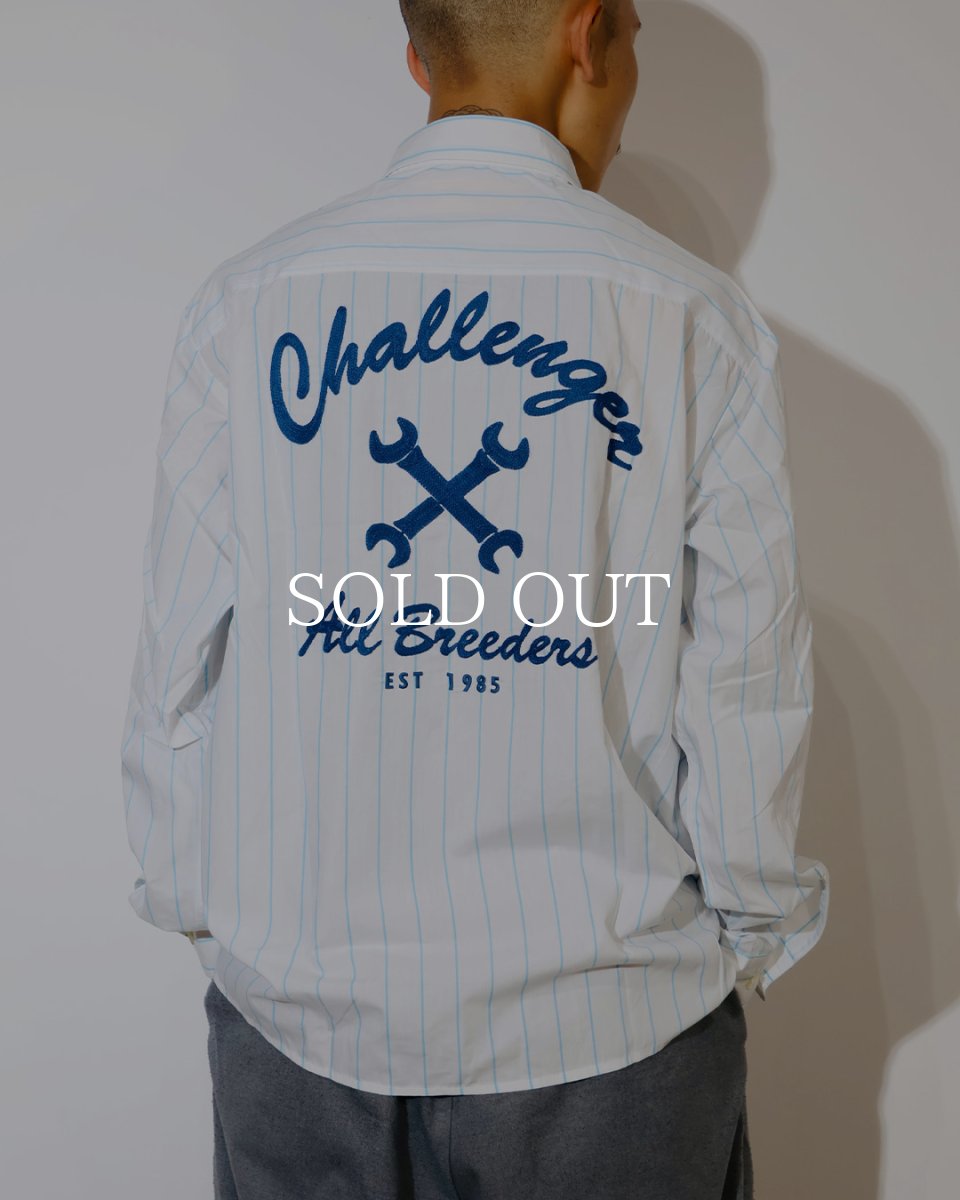 画像5: CHALLENGER  L/S STRIPE MECHANIC SHIRT (5)