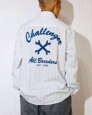 画像5: CHALLENGER  L/S STRIPE MECHANIC SHIRT (5)