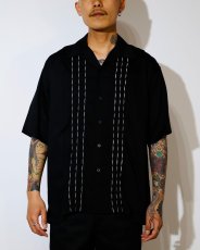 画像3: MINEDENIM  Cu.Denim Wave embroidery S.S SH (3)