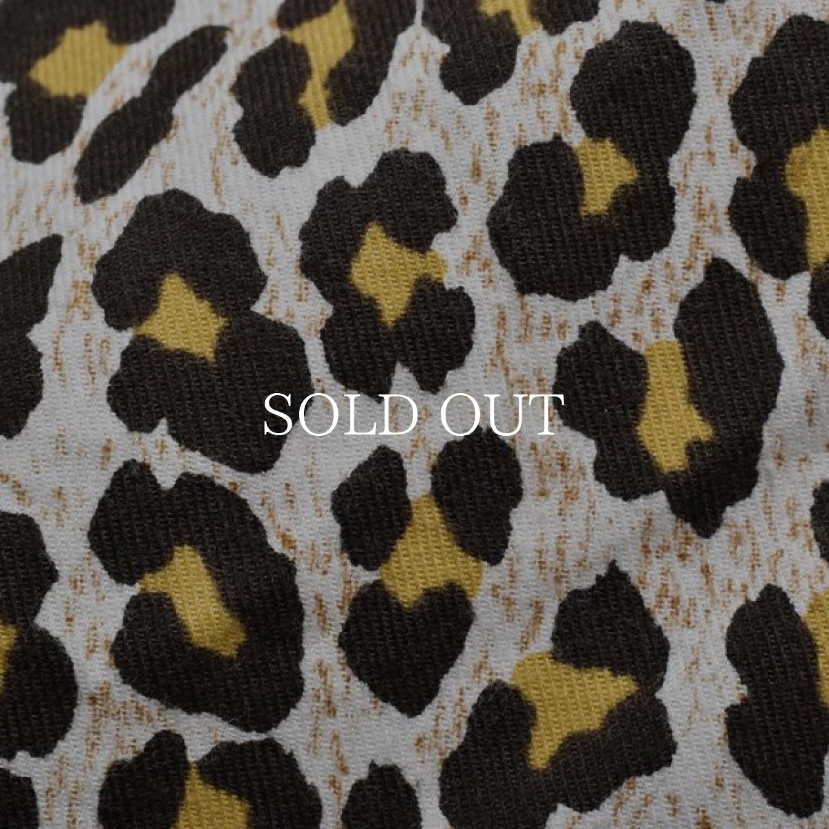 画像14: MINEDENIM  Leopard Print Flannel S.S Open Collar SH (14)