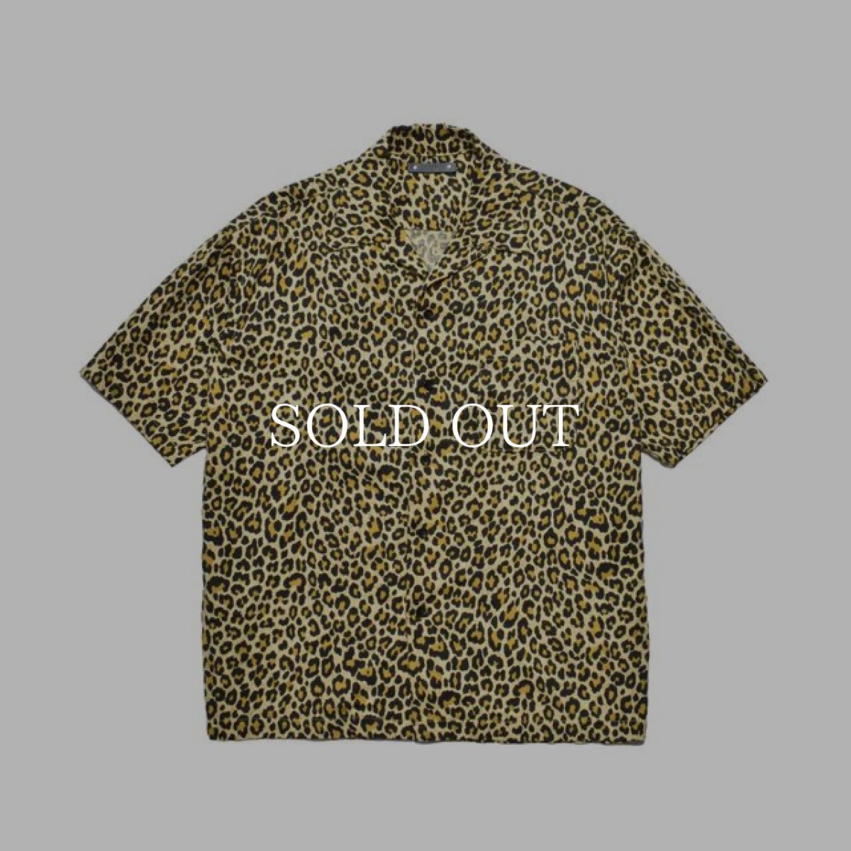 画像1: MINEDENIM  Leopard Print Flannel S.S Open Collar SH (1)