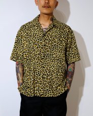画像3: MINEDENIM  Leopard Print Flannel S.S Open Collar SH (3)