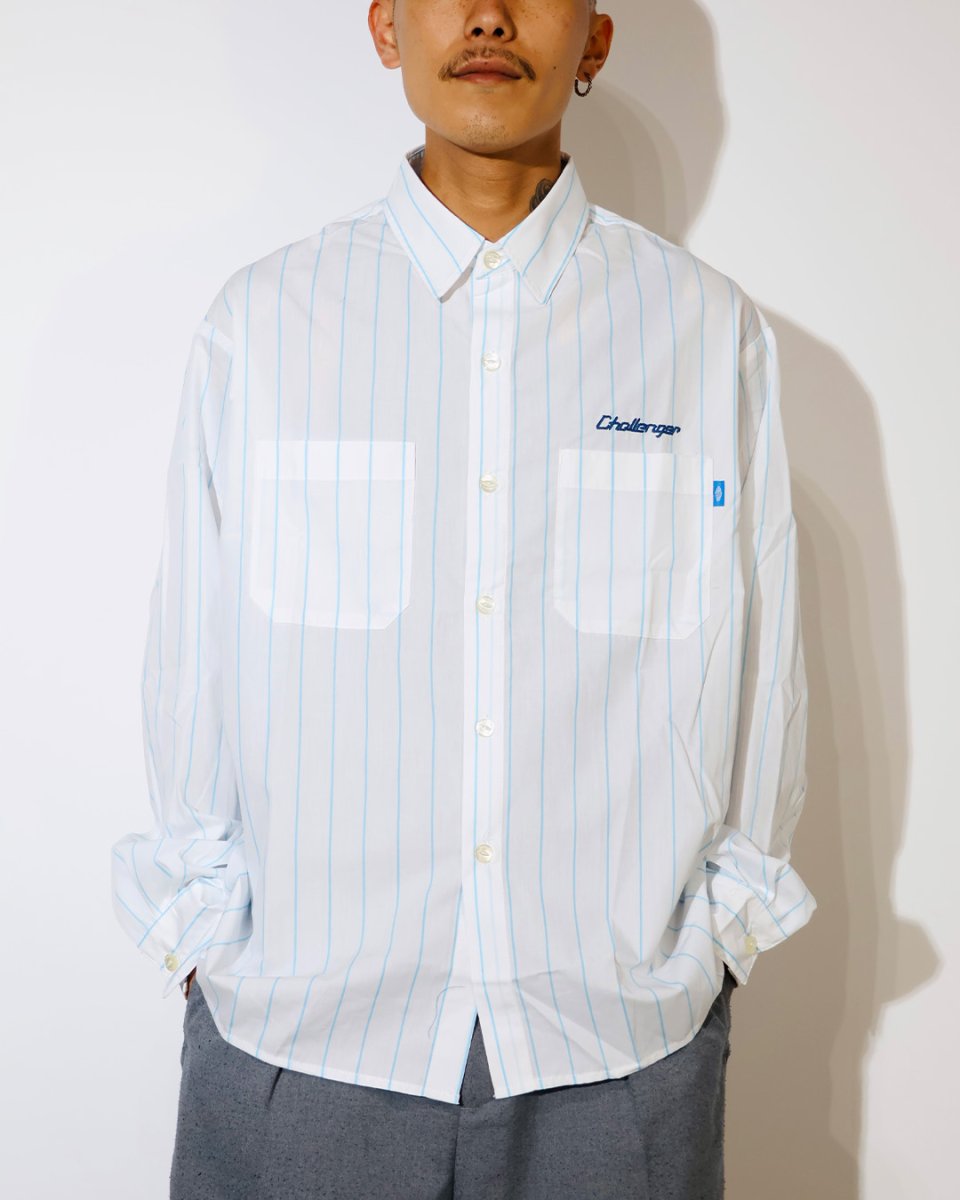 画像3: CHALLENGER  L/S STRIPE MECHANIC SHIRT (3)