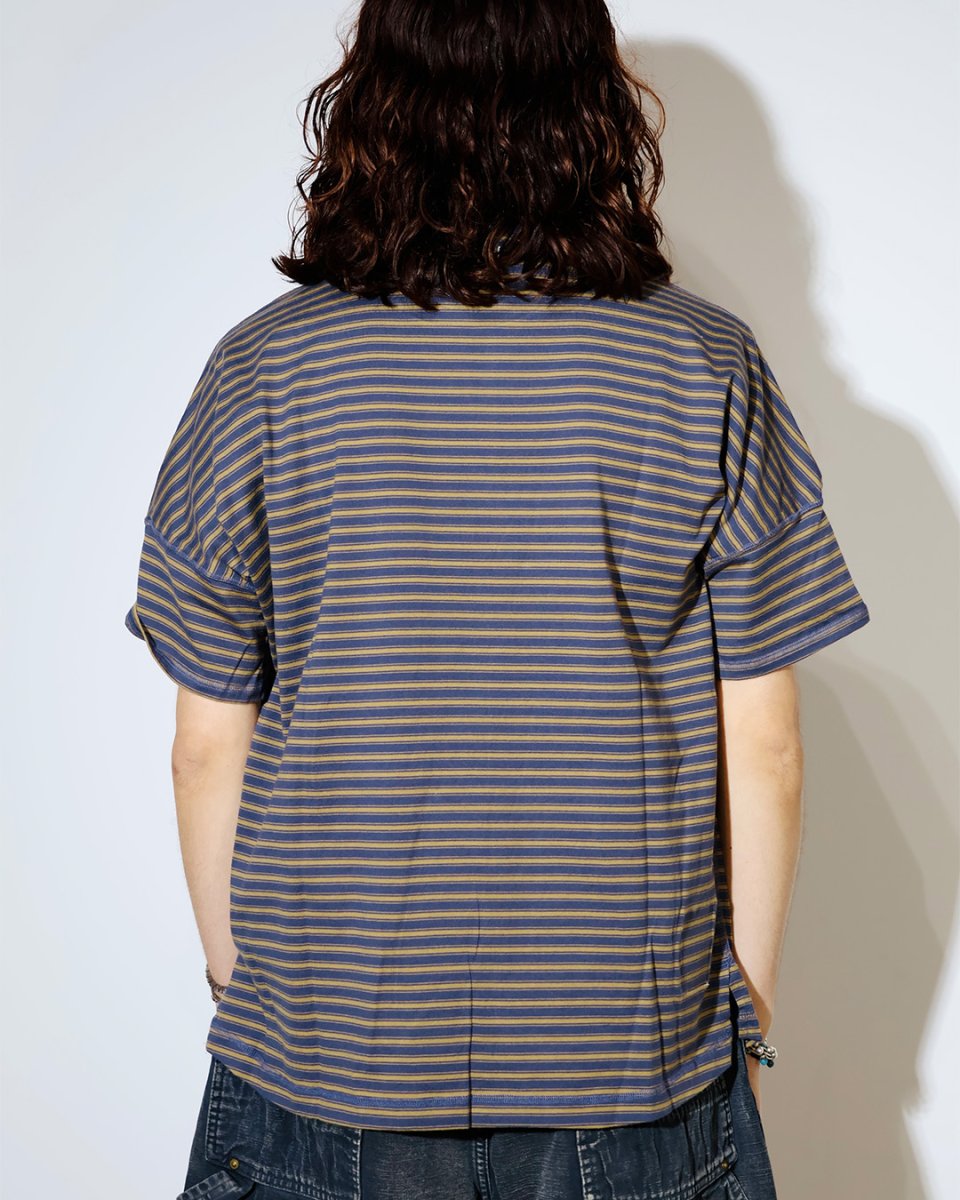 画像5: nonnative  CLERK S/S TEE COTTON JERSEY BORDER (5)