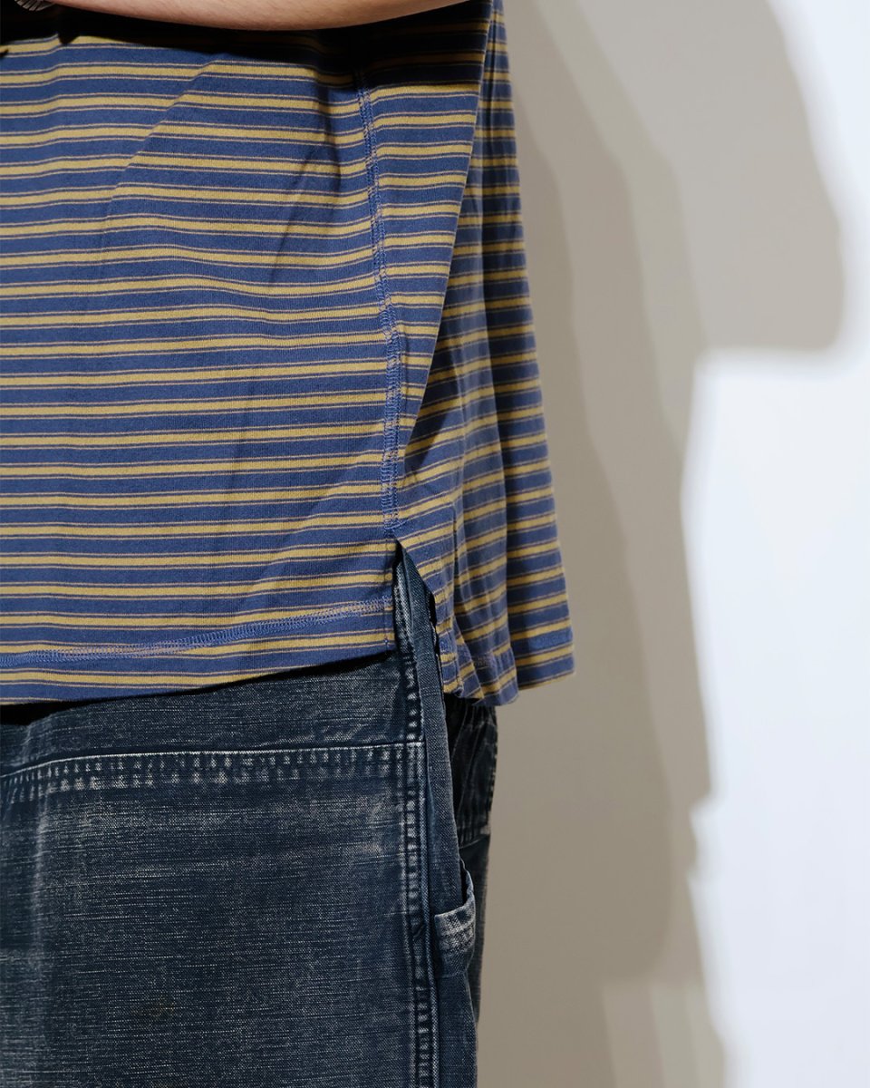 画像4: nonnative  CLERK S/S TEE COTTON JERSEY BORDER (4)