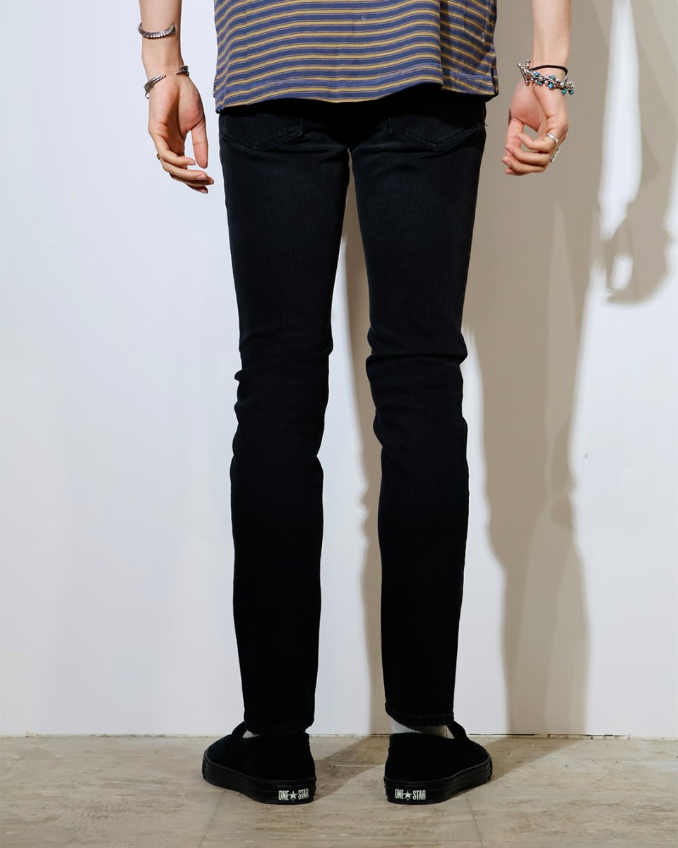 画像5: MINEDENIM  S.Slim STR 5pocket BKU (5)