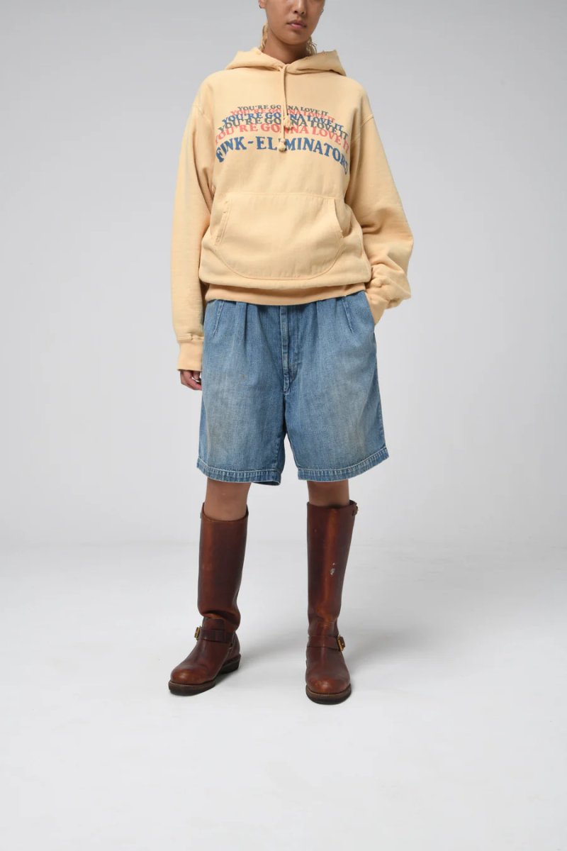 画像17: BOW WOW  US ARMY DENIM SHORTS AGED (17)