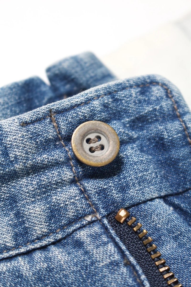 画像8: BOW WOW  US ARMY DENIM SHORTS AGED (8)