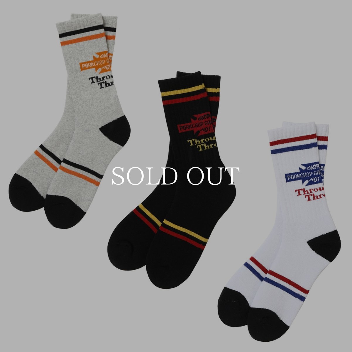 画像1: PORKCHOP GARAGE SUPPLY  BAR&SHIELD SOX (1)