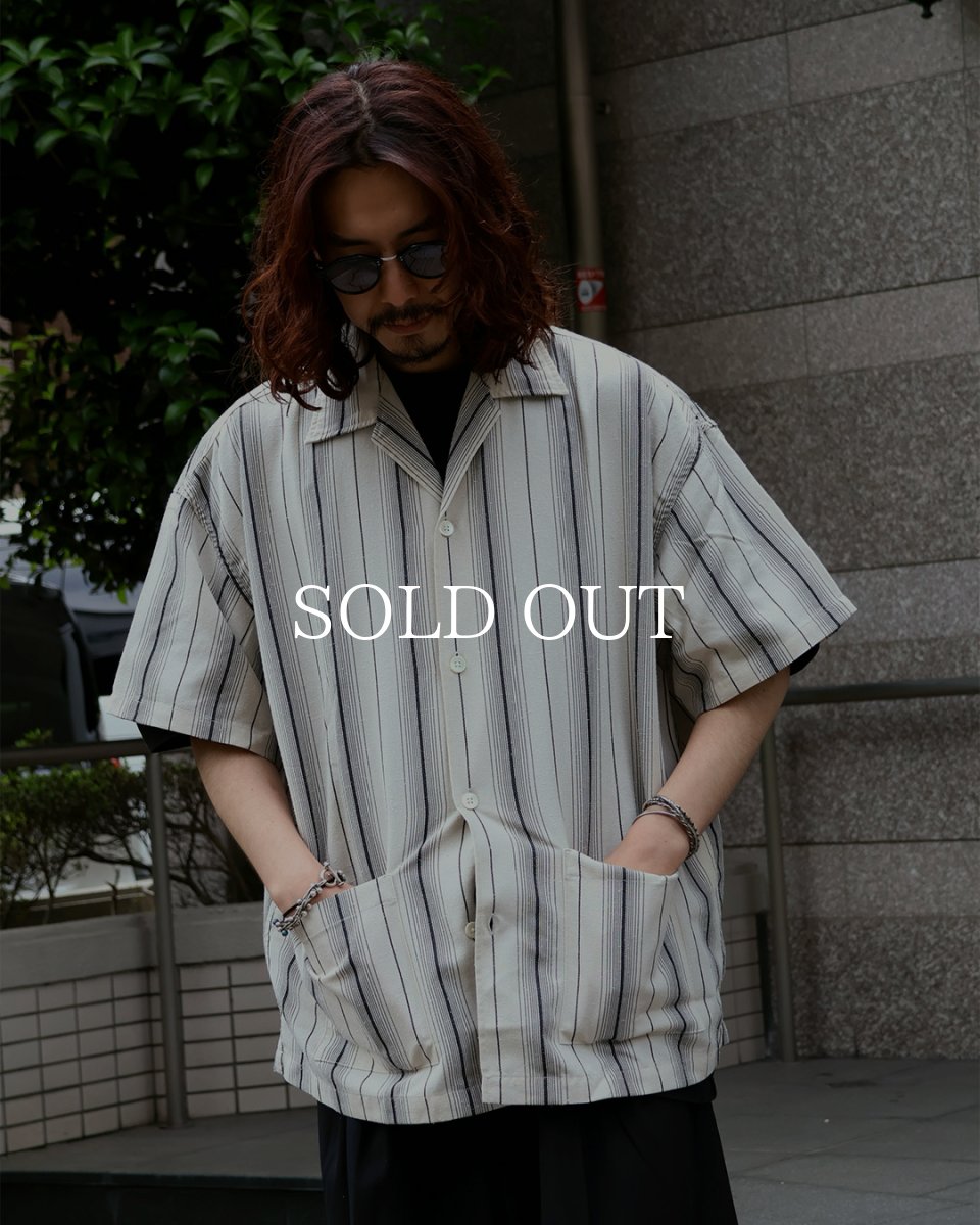 画像3: COOTIE PRODUCTIONS   Dobby Chain Stripe S/S Cavana Shirt (3)
