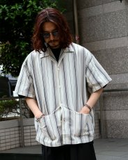 画像3: COOTIE PRODUCTIONS   Dobby Chain Stripe S/S Cavana Shirt (3)