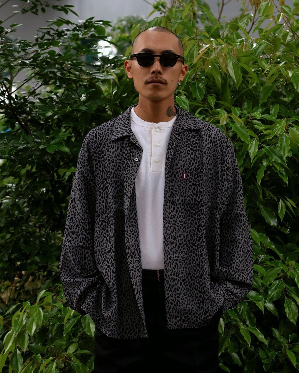 画像3: HideandSeek  Leopard L/S Shirt (3)