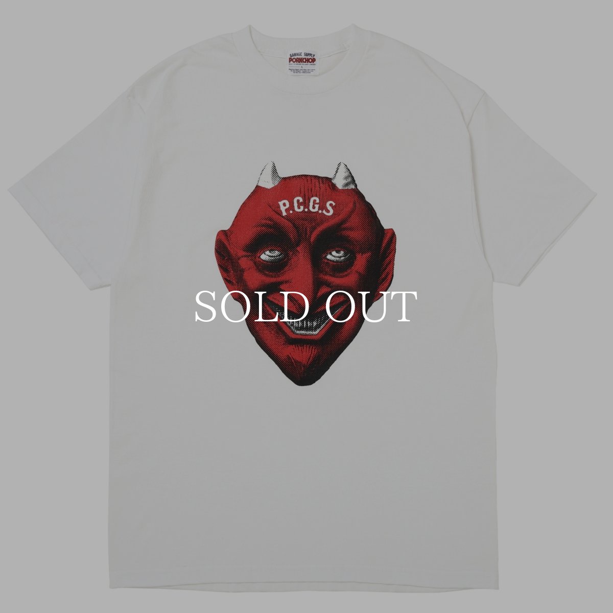 画像6: PORKCHOP GARAGE SUPPLY  DEVIL FACE TEE  (6)
