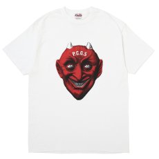 画像1: PORKCHOP GARAGE SUPPLY  DEVIL FACE TEE  (1)