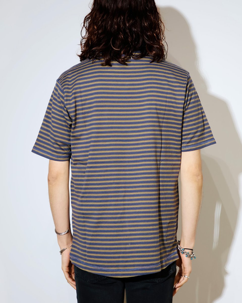 画像5: nonnative  DWELLER S/S TEE COTTON JERSEY BORDER (5)