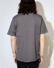 画像5: nonnative  DWELLER S/S TEE COTTON JERSEY BORDER (5)