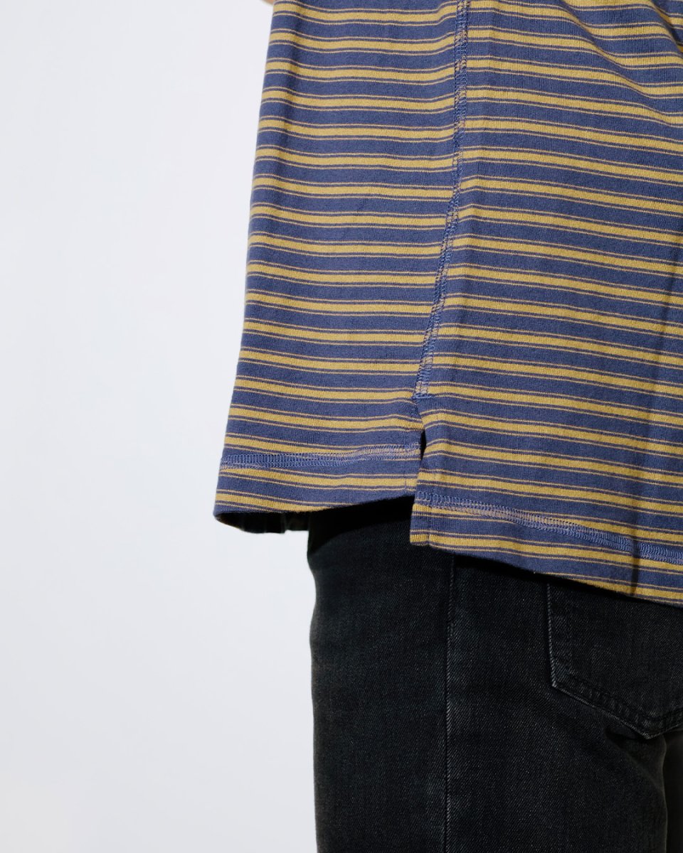 画像4: nonnative  DWELLER S/S TEE COTTON JERSEY BORDER (4)