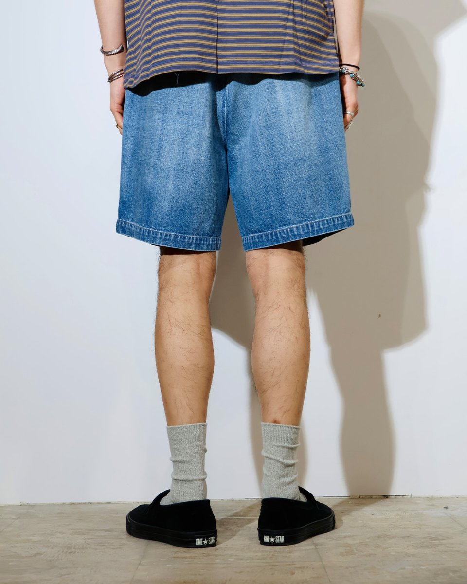 画像5: BOW WOW  US ARMY DENIM SHORTS AGED (5)