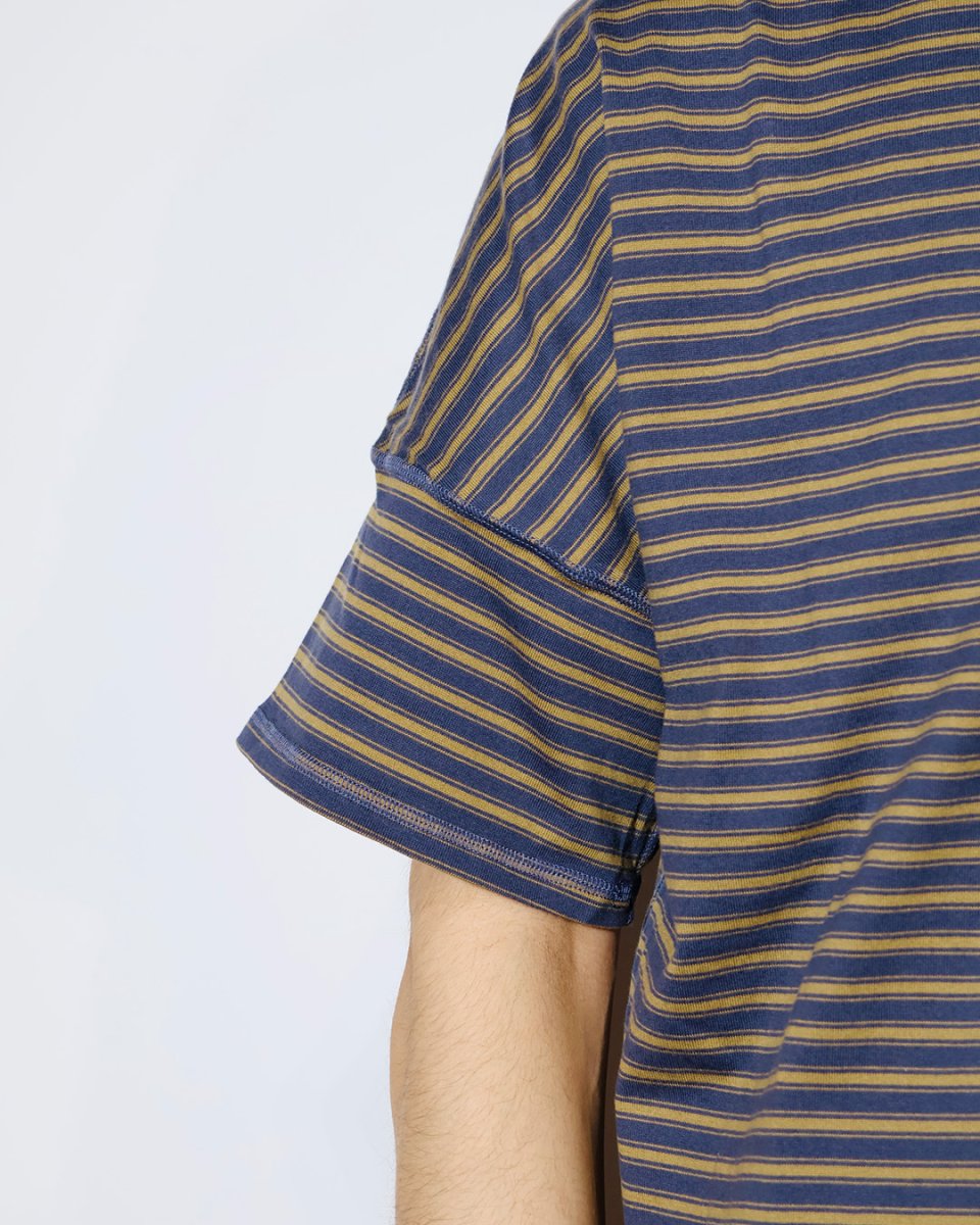 画像3: nonnative  CLERK S/S TEE COTTON JERSEY BORDER (3)