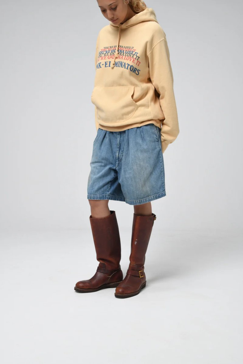 画像18: BOW WOW  US ARMY DENIM SHORTS AGED (18)