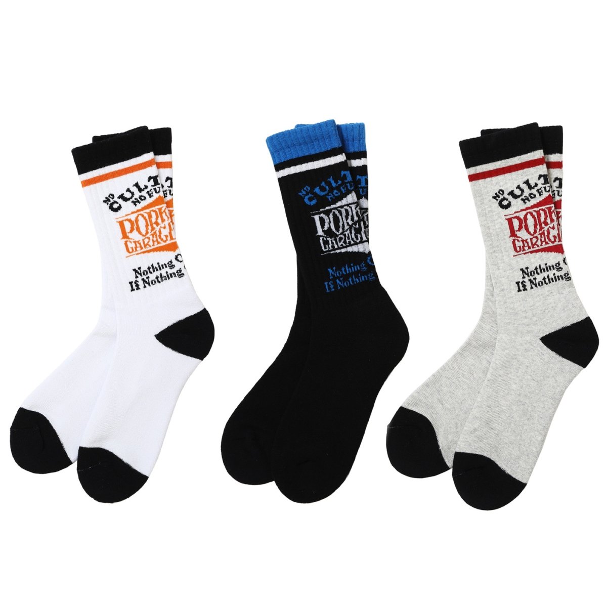 画像1: PORKCHOP GARAGE SUPPLY  WAVE LOGO SOX (1)