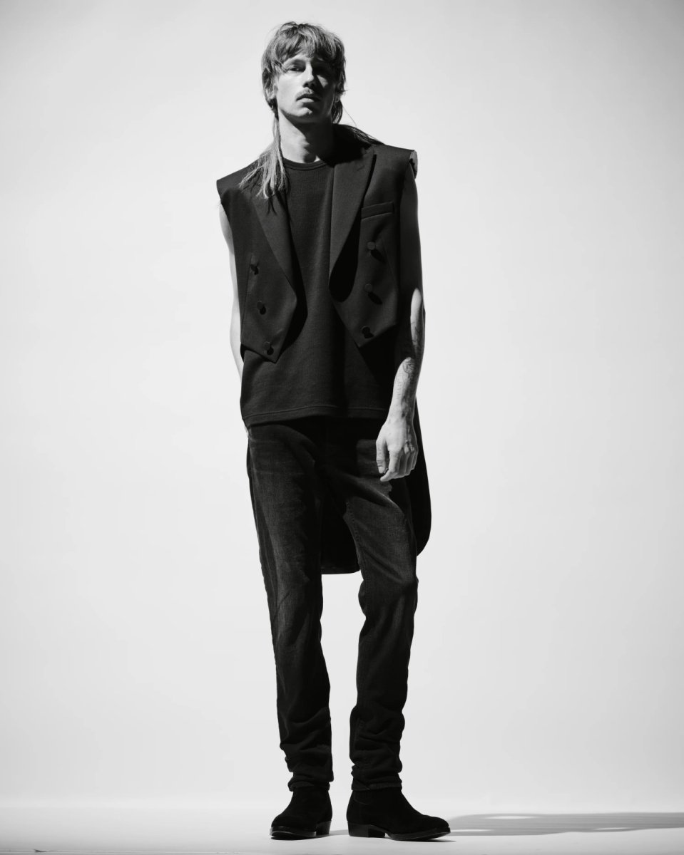 画像11: MINEDENIM  S.Slim STR 5pocket BKU (11)