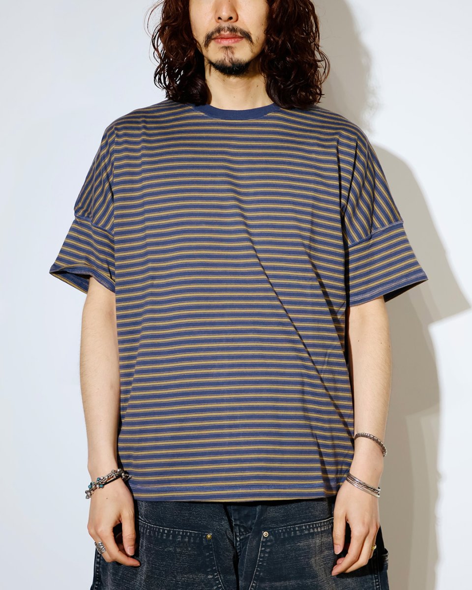 画像2: nonnative  CLERK S/S TEE COTTON JERSEY BORDER (2)