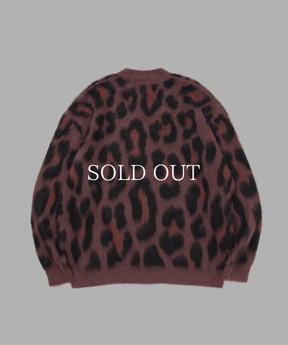画像2: ROTTWEILER 【先行予約】LEOPARD CARDIGAN (2)