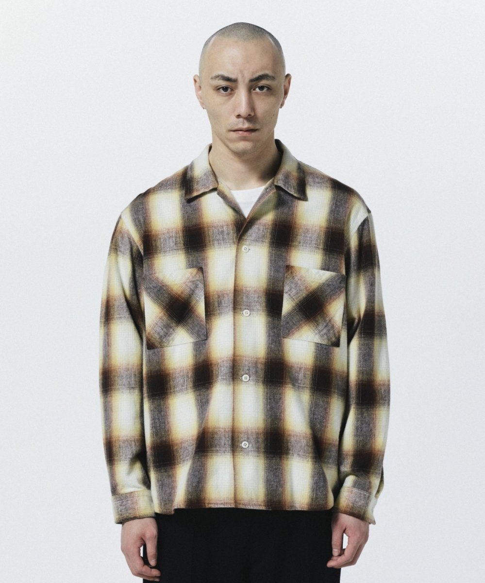 画像3: ROTTWEILER 【先行予約】R9 OMBRE CHECK SHIRT (3)