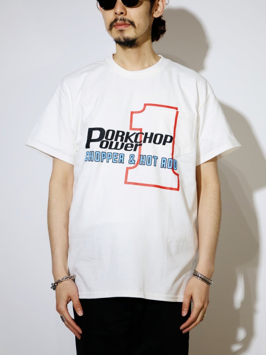 画像3: PORKCHOP GARAGE SUPPLY  P POWER POCKET TEE   (3)