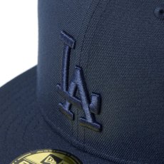 画像8: NEW ERA  59FIFTY Tonal Logo ロサンゼルス・ドジャース ナイトシフトネイビー (8)
