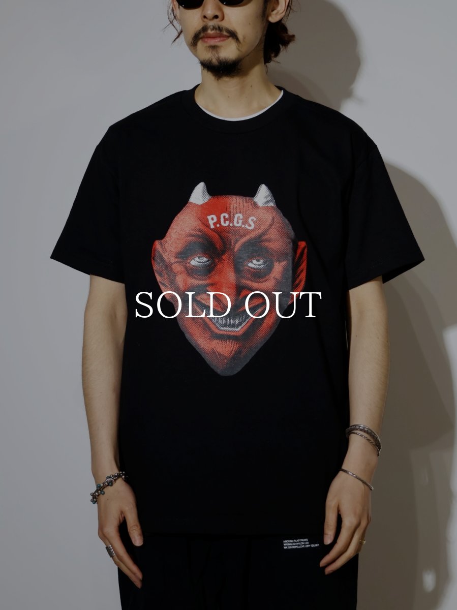 画像3: PORKCHOP GARAGE SUPPLY  DEVIL FACE TEE  (3)
