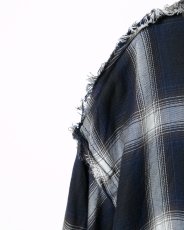 画像11: APPLEBUM  Cut Off Ombre Check Shirt (11)