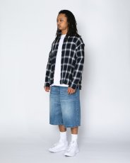 画像3: APPLEBUM  Cut Off Ombre Check Shirt (3)